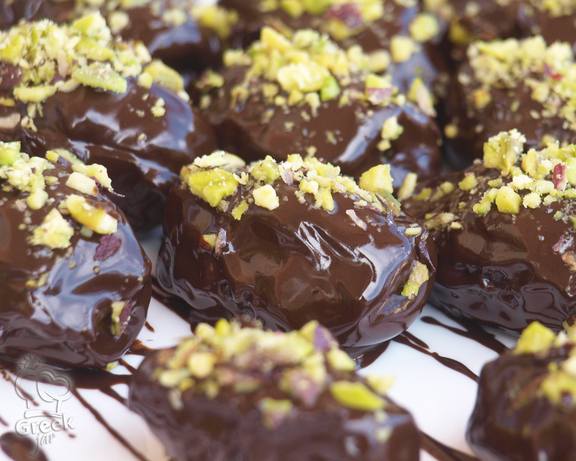 Chocolate Covered Stuffed Dates, sugar free