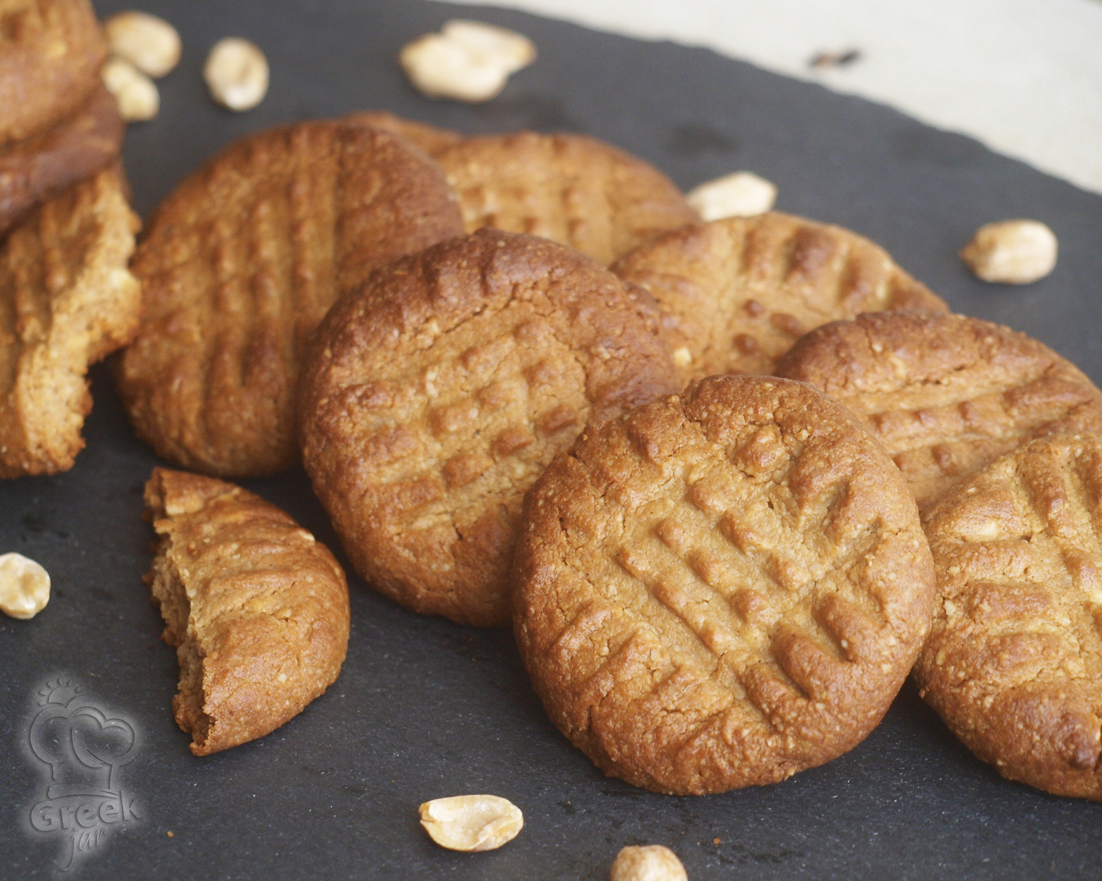 Cookies Φιστικοβούτυρου, χωρίς ζάχαρη