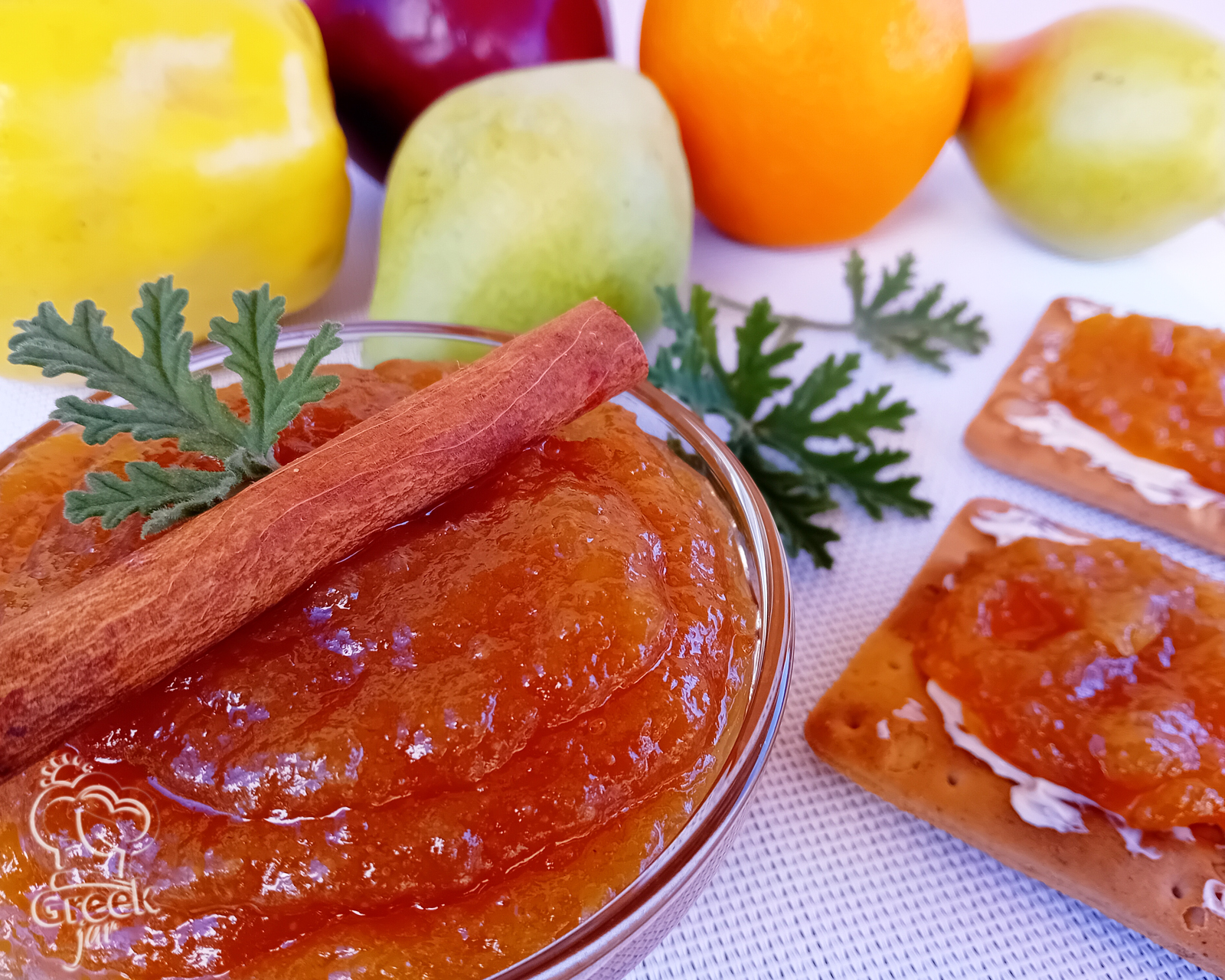 Quince Jam with apple and pear