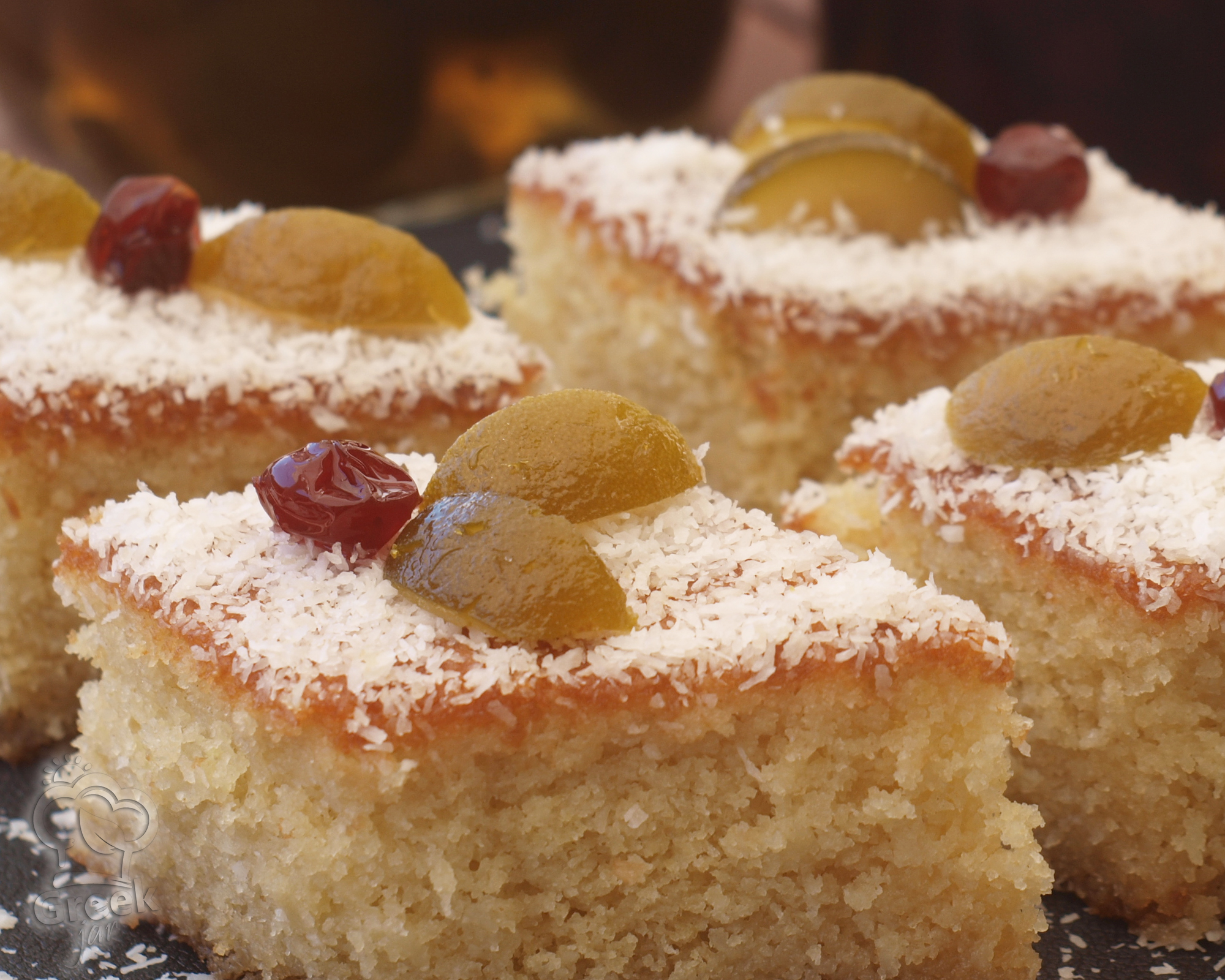 Syrupy Coconut Cake